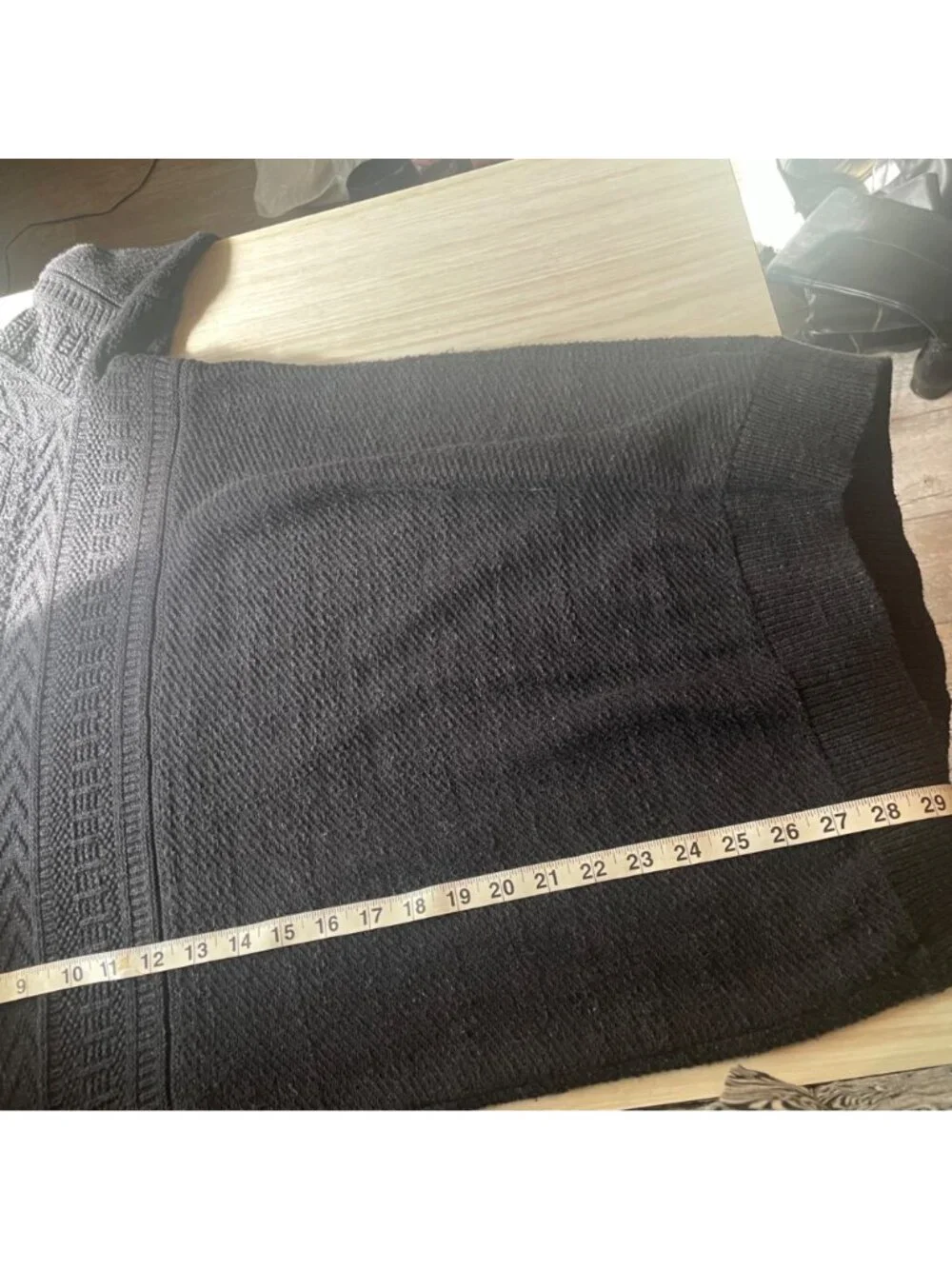 J. crew classic cable-knit sweater with patch sleeves